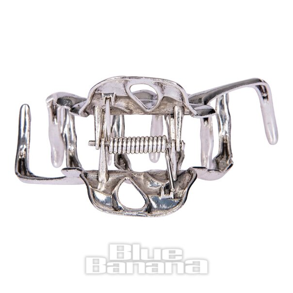 Blue Banana Agarre De Mano Esqueleto Pinza Para El Pelo (Plata) | Blue Banana
