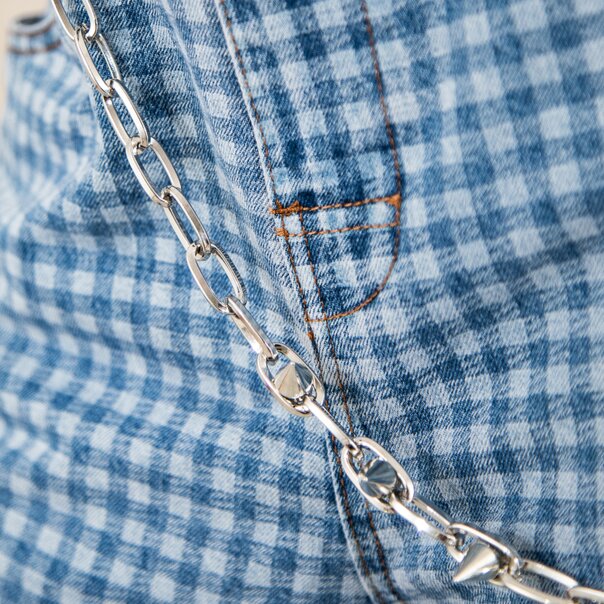 Spikes Chain (Silver) | Blue Banana
