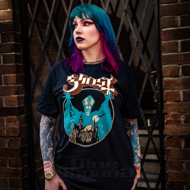 Maglietta Ufficiale Ghost Opus Eponymous (Nero) | Merchandising della band IT