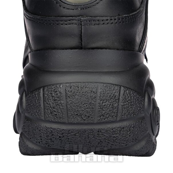 Buffalo Classic Trainer (Black) | Alternative Platform Shoes