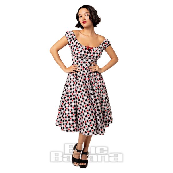 Hell Bunny Leonie Dress (Multicolour) | Blue Banana