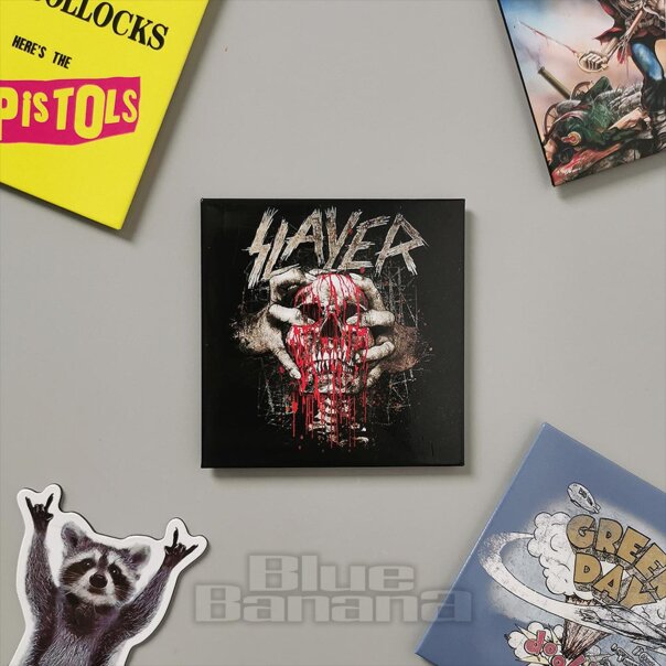 Official Slayer Skull Clench Magnet | Official Band Merchandise