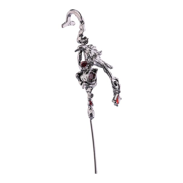 Blue Banana Crow Pin Ear Cuff (Silver) | Alternative Fashion, Goth Clothing