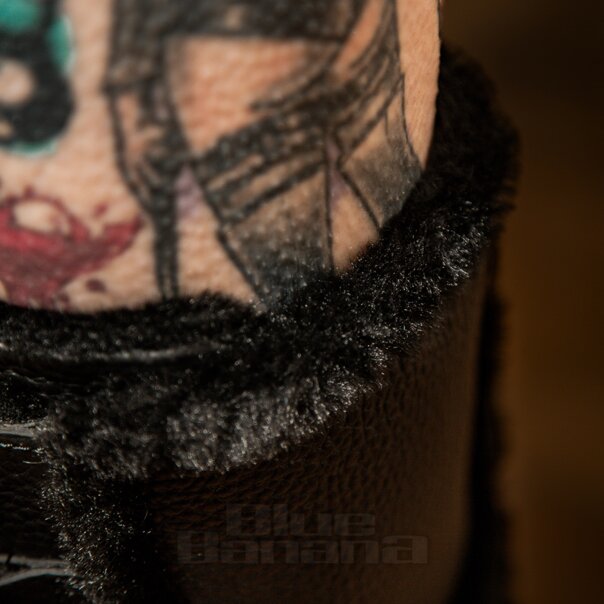 Dr Martens Buzz Kunstpelz Stiefel (Schwarz) | Blue Banana