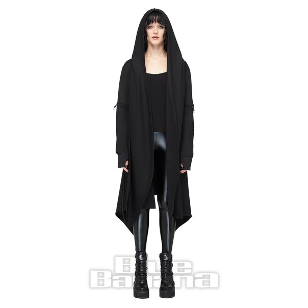 Killstar Assassins Hooded Cardigan (Black) | Gothic Fashion