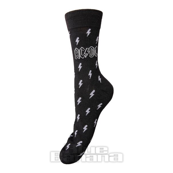 Coffret Cadeau Officiel Acdc Back In Black Avec Tasse Et Chaussettes (Noir) | Blue Banana