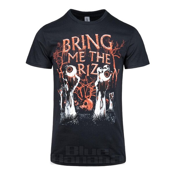 Bring Me The Horizon Yeux Officiels Du Cimetière T-Shirt (Noir) | Blue Banana