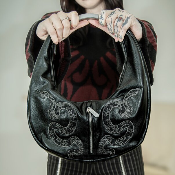 Killstar Silver Bite Handbag (Black) | Killstar Accessories