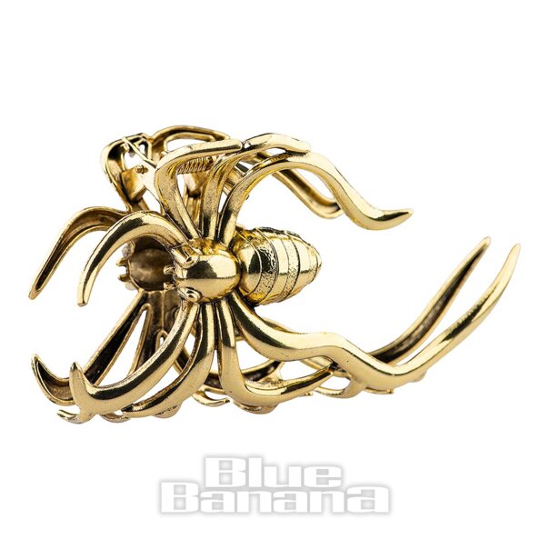 Blue Banana Large Spider Hair Clip (Antique Gold) | Alternative Accessories