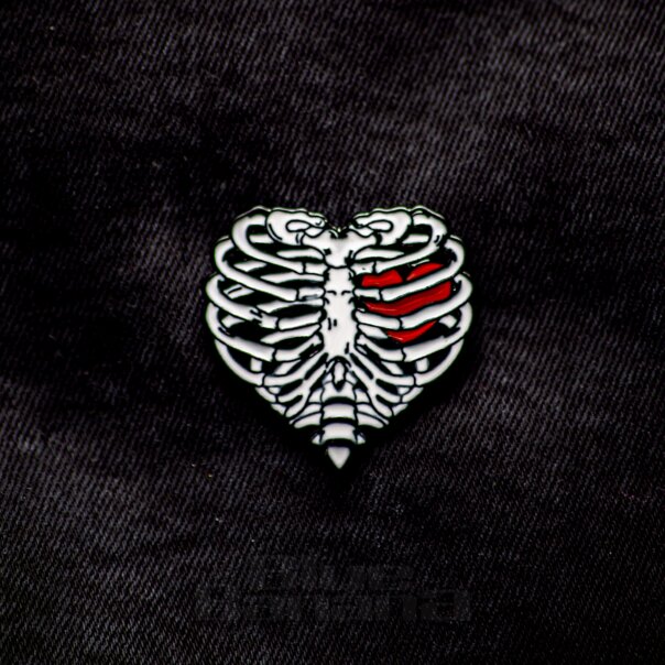 Blue Banana Brustkorb Pin-Abzeichen (Schwarz) | Blue Banana