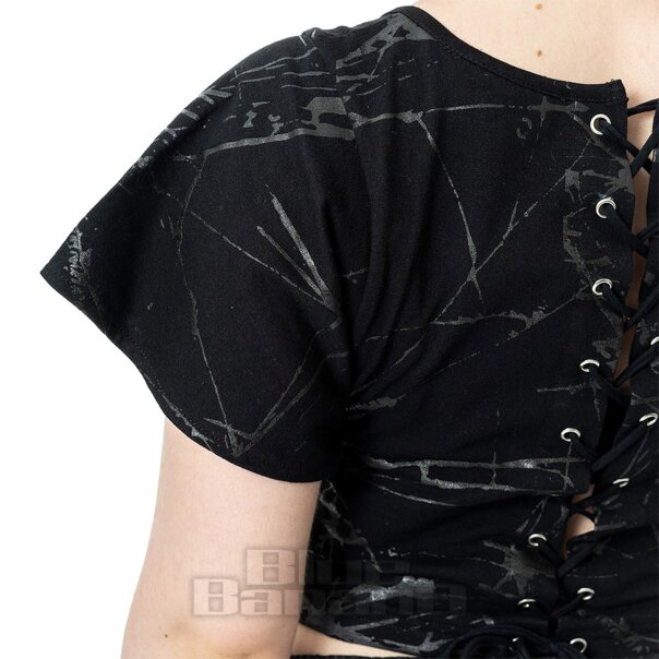 Vixxsin Shadowglass Top (Black) | Alternative Clothing, Gothic Clothing