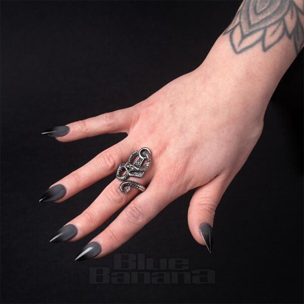 Alchemy Gothic Bane Of Thor Ring (W/Y) | Blue Banana Accessories