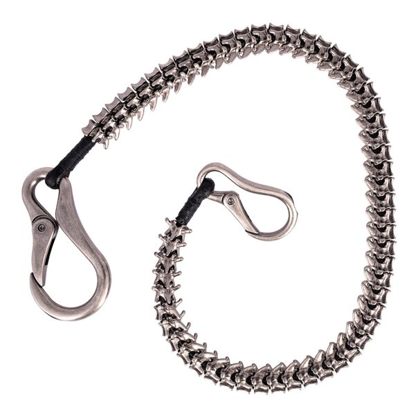 Portachiavi in ​​metallo Blue Banana All Bones (argento) | Accessori alternativi