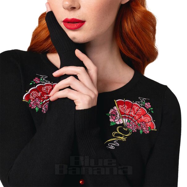 Hell Bunny Yuna Cardigan (Black) | Alternative Tops, Gothic Cardigan