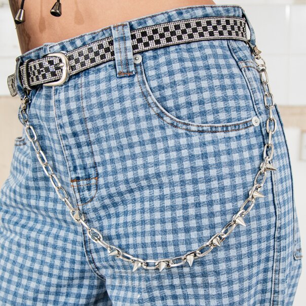 Spikes Chain (Silver) | Blue Banana