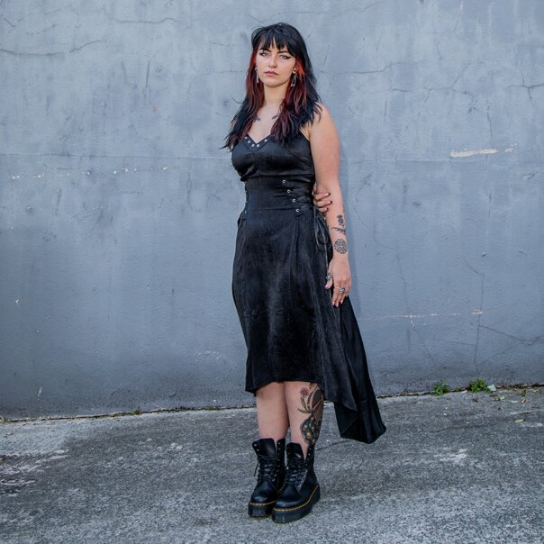 Banned Lunar Veil Dress (Black) | Alternative Fashion, Goth Clothing