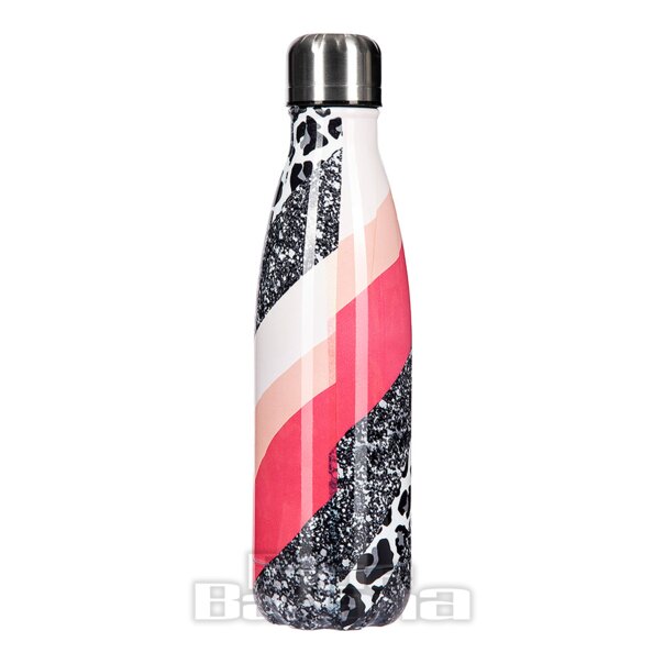 Hype Leopard Glitter Wave Wasserflasche (Mehrfarbig)