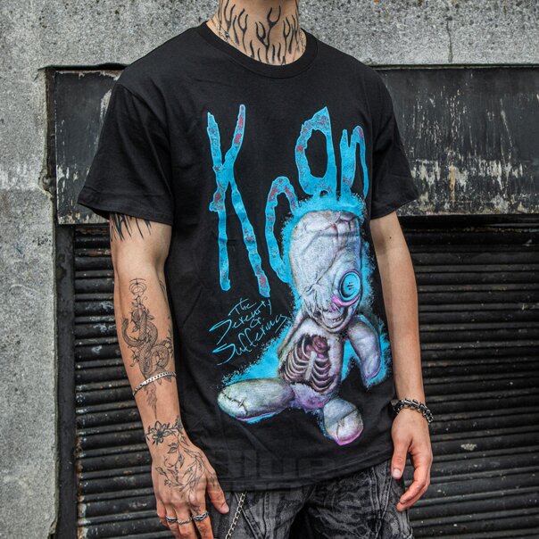 Official Korn SOS Doll T Shirt (Black) | Official Band Merchandise US
