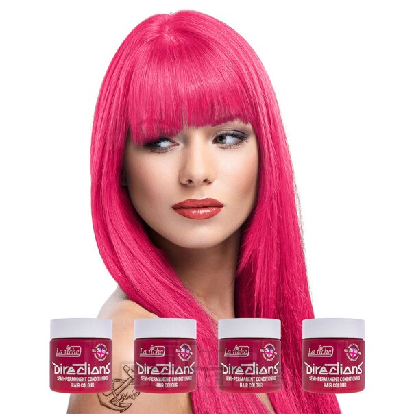 La Riche Directions Pink Flamingo Semi-Permanent Colour Hair Dye Multipack