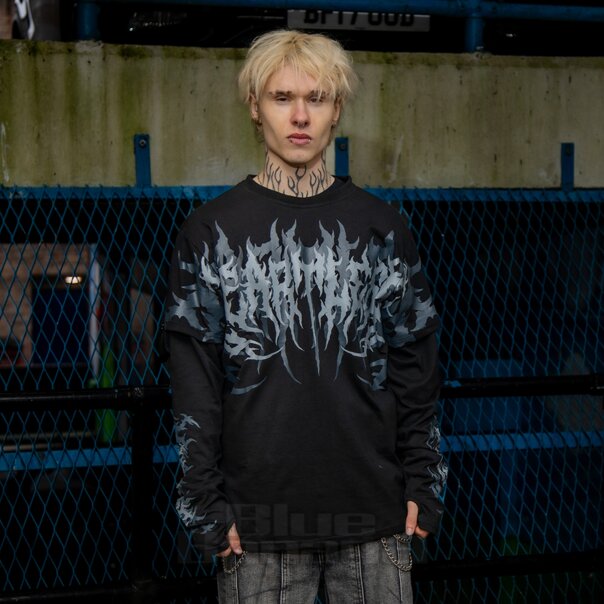 Top Heartless Akumu (nero/grigio) | Moda alternativa, abbigliamento gotico