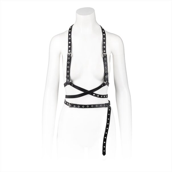 Blue Banana Rivets Harness Harness (Schwarz) | Alternative Accessories
