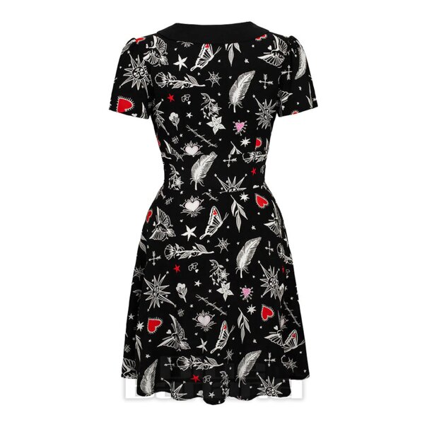 Hell Bunny Leah Mini Dress (Black) | Alternative Mini Dresses