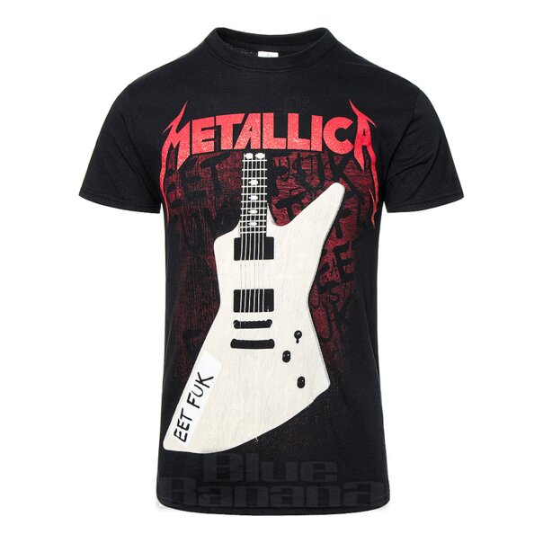 Metallica Eet Fuk Maglietta (Nero) | Blue Banana