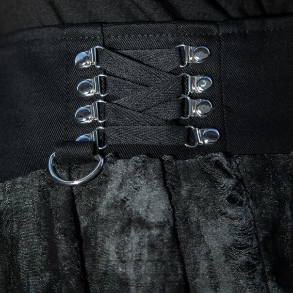 Heartless Nicandra Mini-Gonna (Nero/Grigio) | Blue Banana