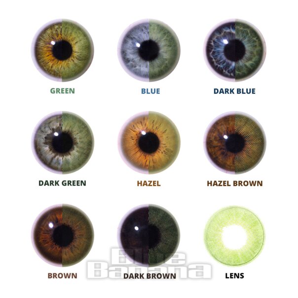 Lenti a contatto colorate graduate Leaf Green da 30 giorni | Lenti graduate naturali