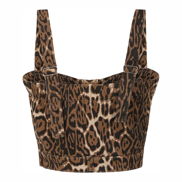 Banned Wild Instincts Top (Leopard Print) | Alternative Fashion, Goth Clothing