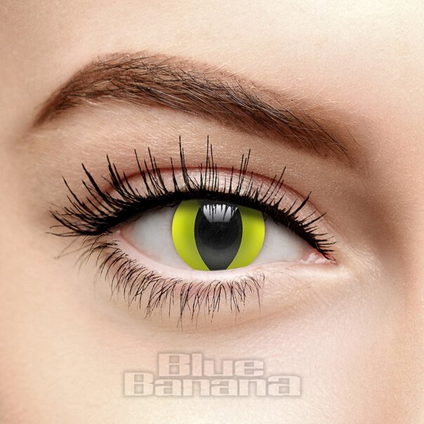 Uv I-Glow Cat's Eye Daily Contact Lenses, Animal Costume Contacts