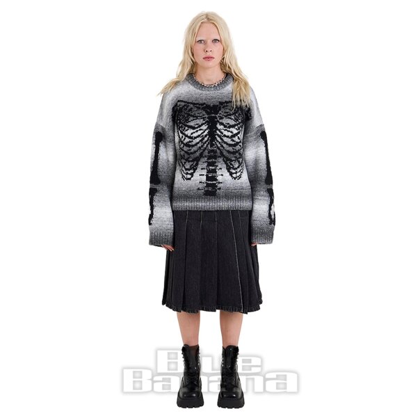 Der zerlumpte Priester Bare Jumper (Grau) | Blue Banana