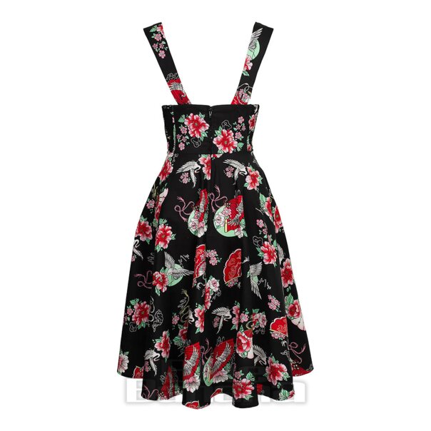 Hell Bunny Yuna Midi Dress (Black) | Alternative Dress, Gothic Clothing