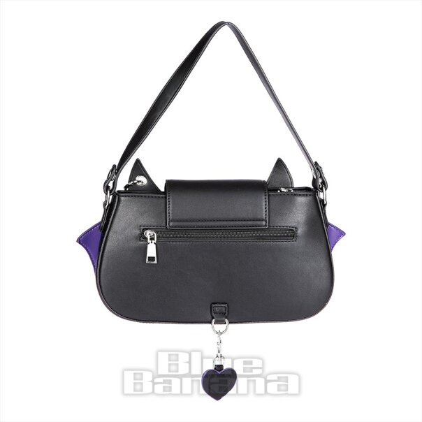 Banned Batwing Charm Handbag (Black) | Blue Banana