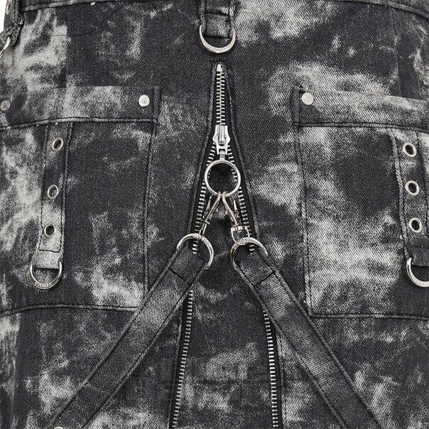 Banned Eris Camo Skirt (Grau) | Blue Banana