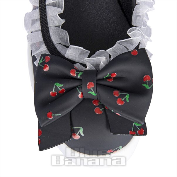 Koi Cherry Bakewell Platform Frill Mary Jane Scarpe | Scarpe Kawaii