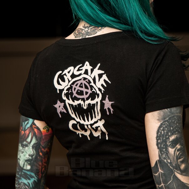 Cupcake Cult Lvd Kitty T-Shirt (Black) | Blue Banana