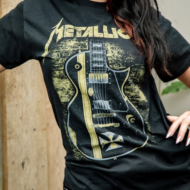 Metallica Hetfield Iron T-Shirt (Schwarz) | Blue Banana