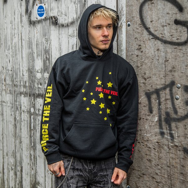 Sweat à capuche « Pierce The Veil » (noir) | Blue Banana