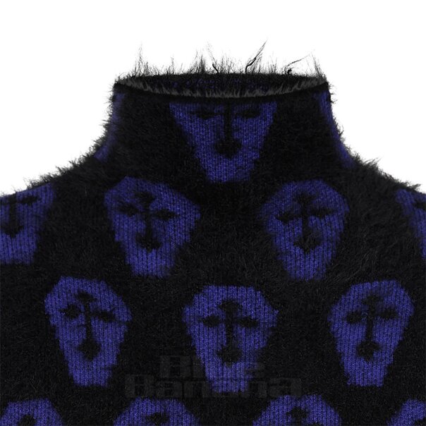 Banned Lyric Pullover (Schwarz/Lila) | Blue Banana