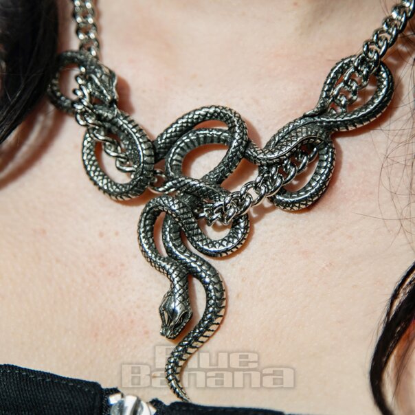 Killstar Midnight Venom Necklace (Silver) | Killstar Accessories