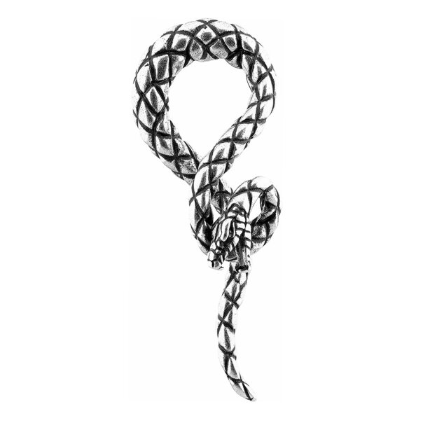 Blue Banana Surgical Steel Snake Ear Weight - Right (Silver) | Body Piercing Jewellery
