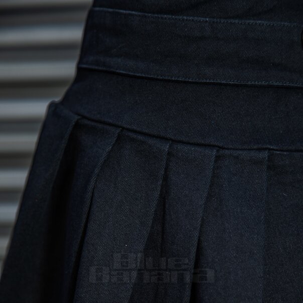 Jawbreaker Hebilla De Corazón Falda Plisada (Negro) | Blue Banana