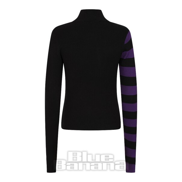 Banned Midnight Ritual Cardigan (Black/Purple) | Alternative Fashion, Goth Clothing