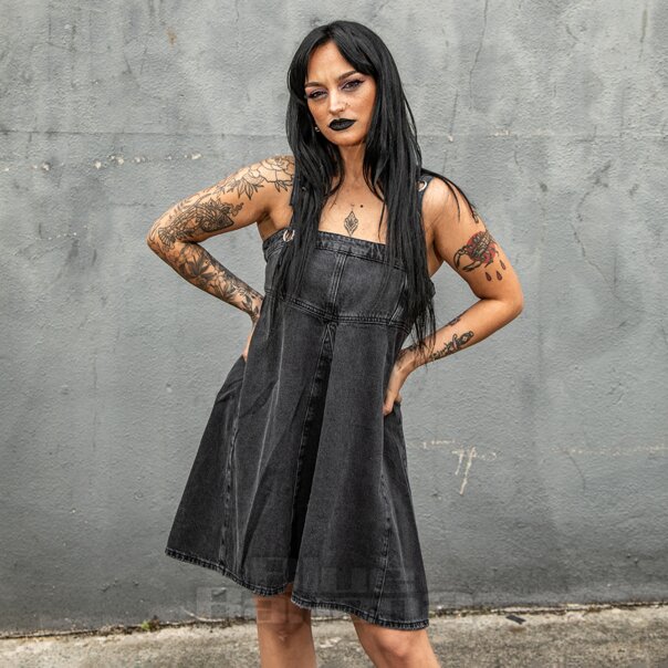 Ragged Priest Dilemma Dress (Charcoal) | Alternative Clothing