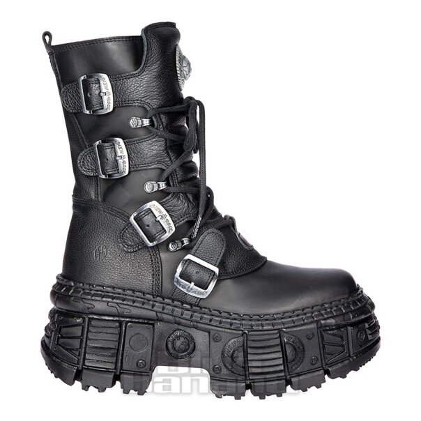New Rock M.Wall373-S5 Bottes (Noir) | Blue Banana