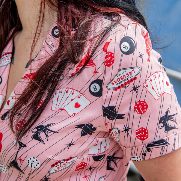 Banned Bella Viva Las Vegas Dress (Pink) | Alternative Fashion, Goth Clothing