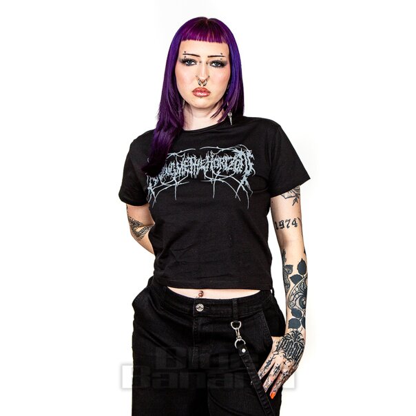 Bring Me The Horizon Official Metal Logo Genxsis Crop T Shirt (Black) | Blue Banana