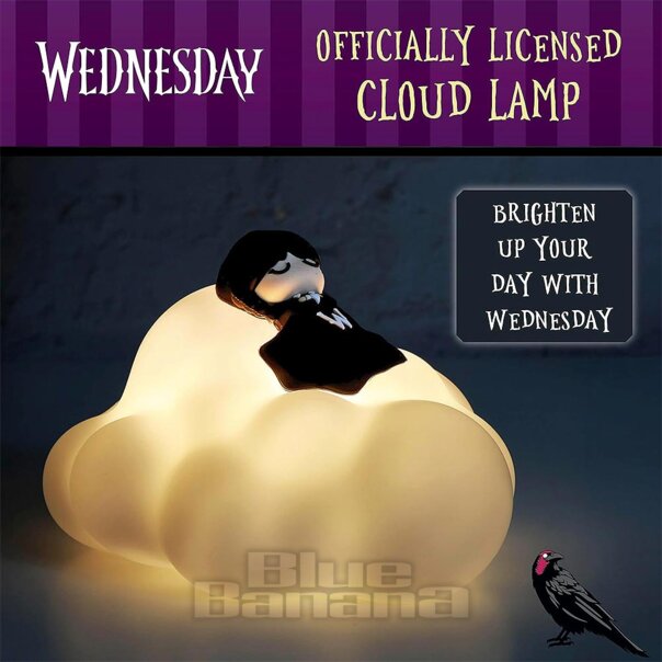 Offizielle Wednesdays-Wolkenlampe (Mehrfarbig) | Blaue Banane