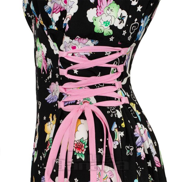 Hell Bunny X Care Bear Roxi Care Bears Dress (Black) | Alternative Clothing, Kawaii Fashion